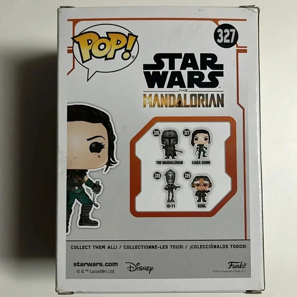 Cara Dune bobble head figurine Star Wars the mandalorian 327 funky pop Star Wars - Picture 4 of 7